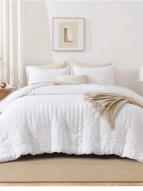 Pure White Quilted Comforter - Brand: